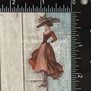 🌀10/$10🌀 Victorian Era Retro Translucent Waterproof Vinyl Sticker Decal